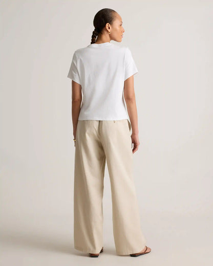 100% Organic Cotton Boxy Crewneck Tee