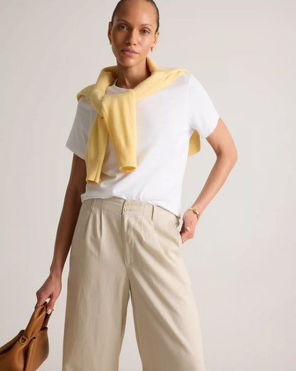 100% Organic Cotton Boxy Crewneck Tee