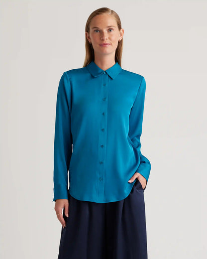 Washable Stretch Silk Blouse