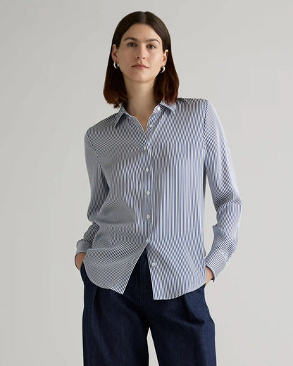 Washable Stretch Silk Blouse