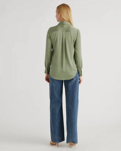Washable Stretch Silk Blouse