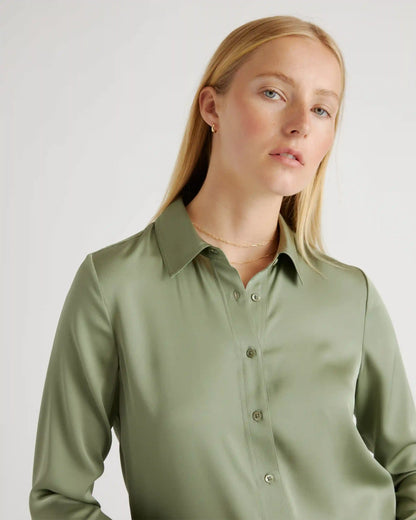 Washable Stretch Silk Blouse