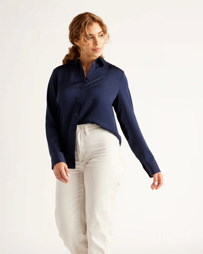 Washable Stretch Silk Blouse