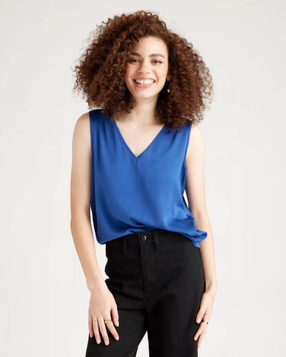 Washable Stretch Silk Tank
