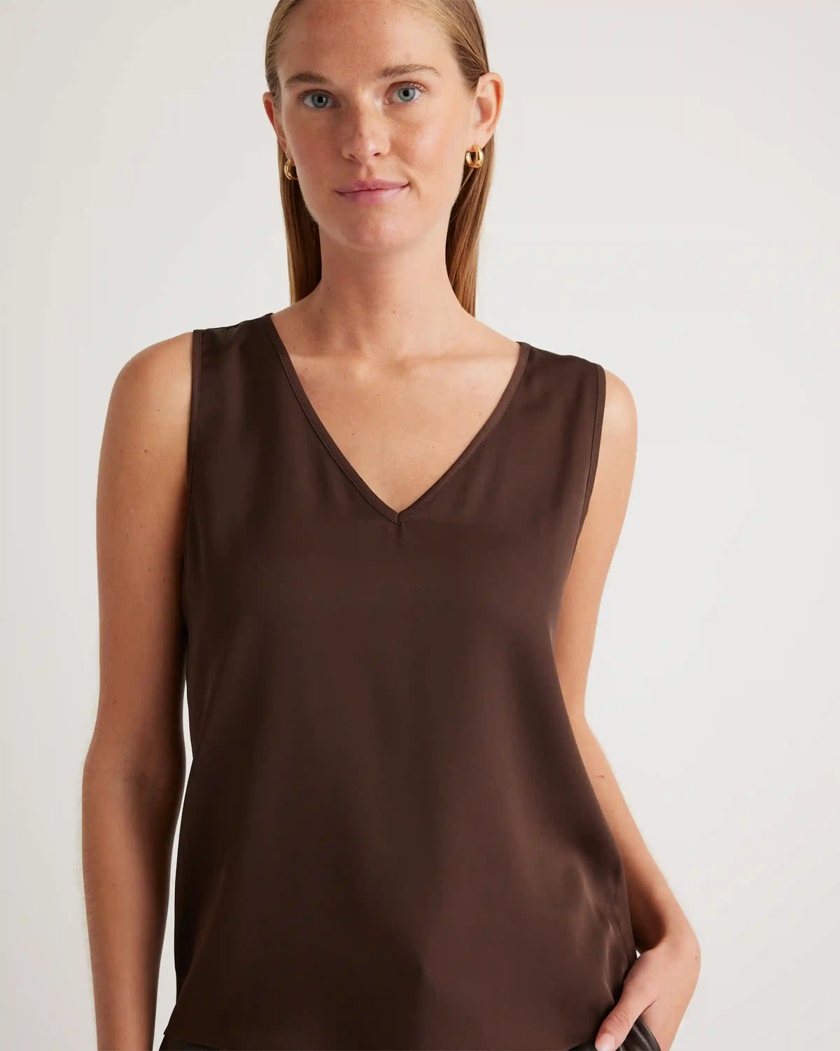Washable Stretch Silk Tank