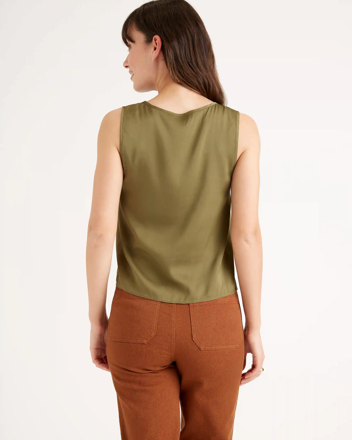 Washable Stretch Silk Tank