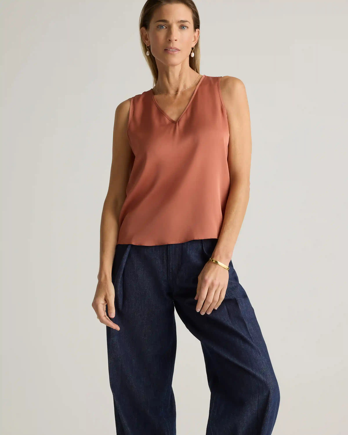 Washable Stretch Silk Tank