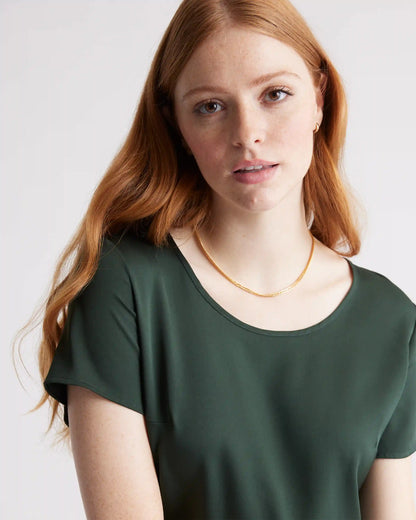 Washable Stretch Silk Tee