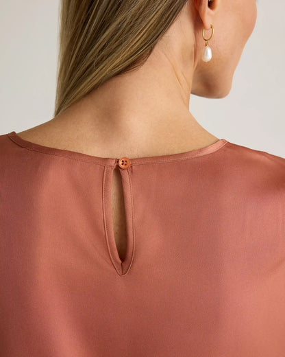 Washable Stretch Silk Tee