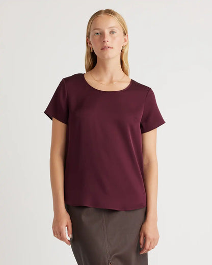 Washable Stretch Silk Tee