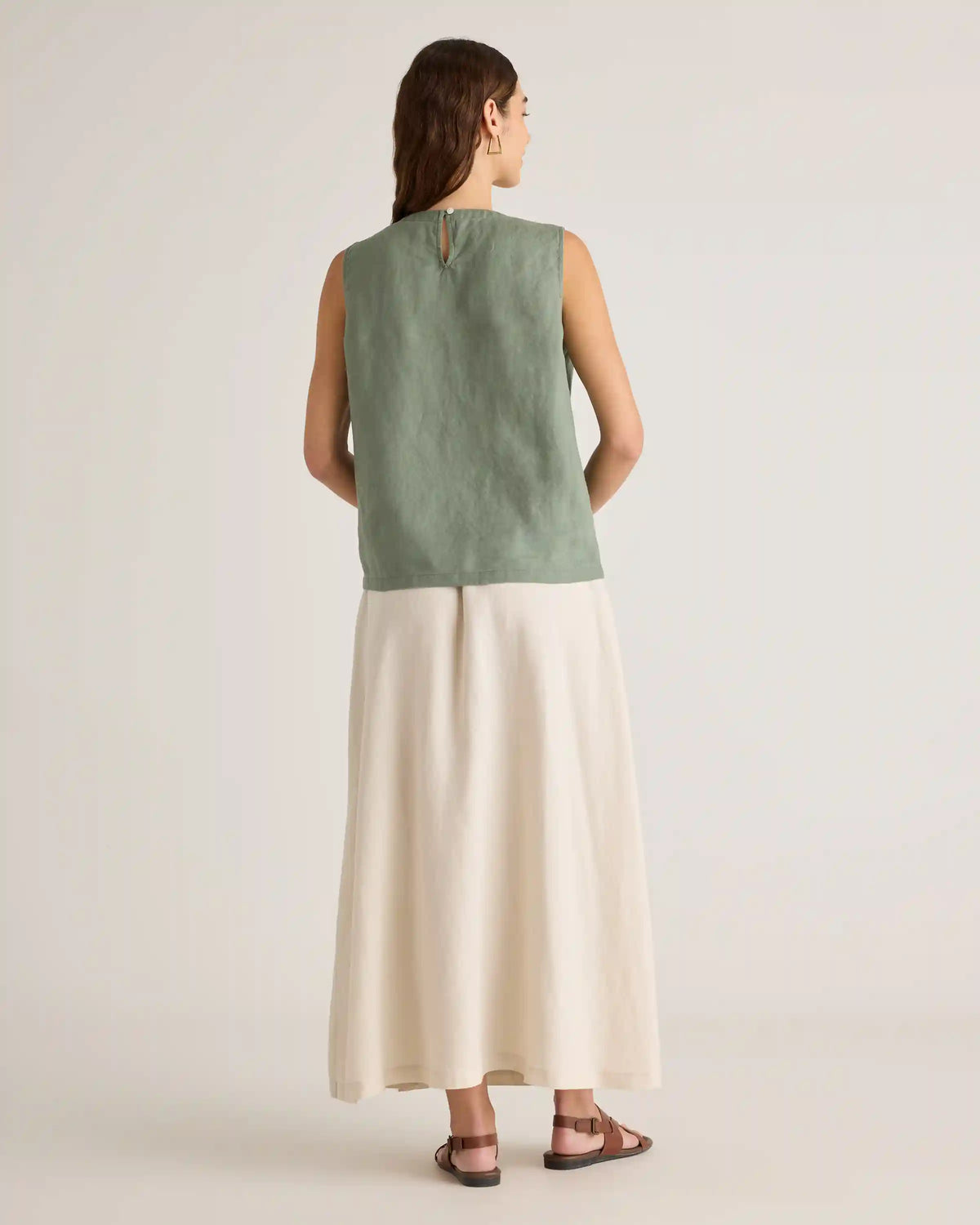 100% European Linen Tank