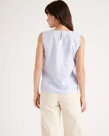 100% European Linen Tank