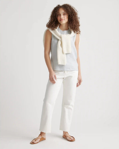 100% European Linen Tank