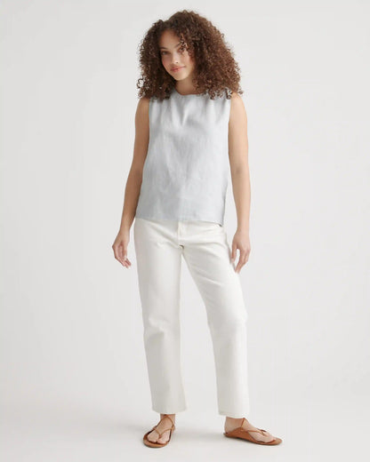 100% European Linen Tank