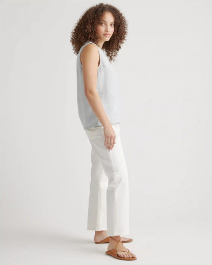 100% European Linen Tank