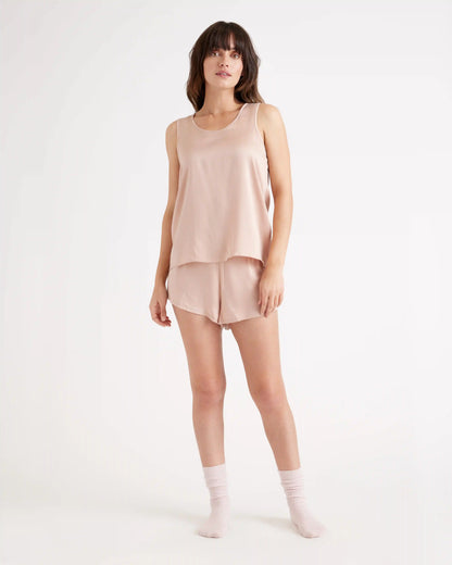 100% Washable Silk Pajama Shorts