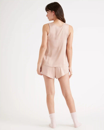 100% Washable Silk Pajama Shorts