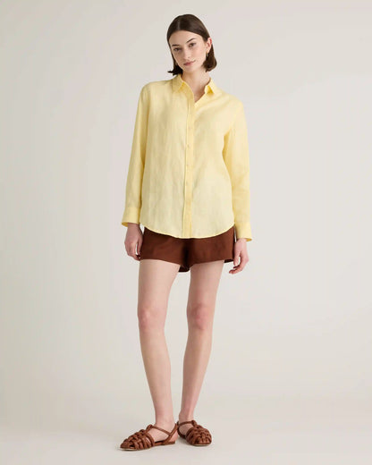 100% European Linen Shorts