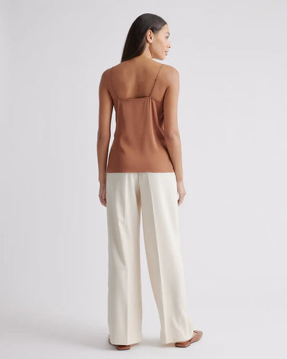 Washable Stretch Silk V-Neck Cami