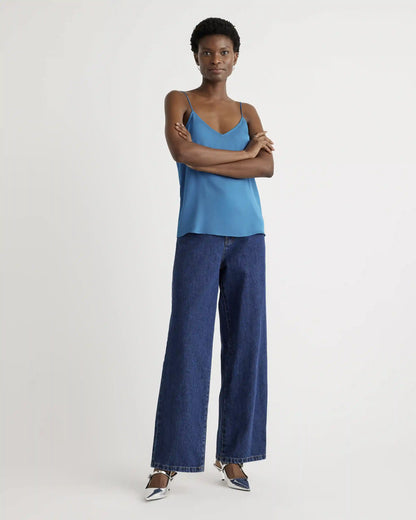 Washable Stretch Silk V-Neck Cami