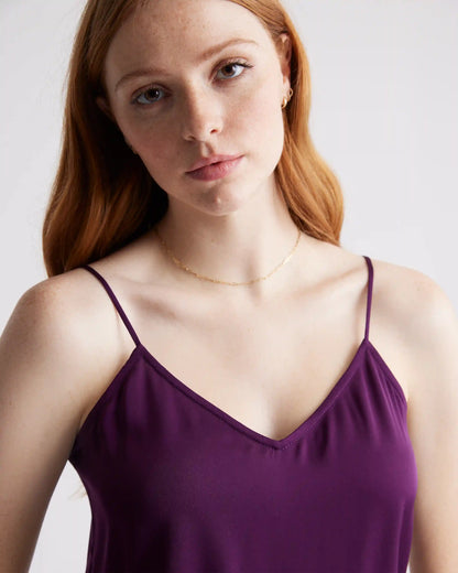 Washable Stretch Silk V-Neck Cami