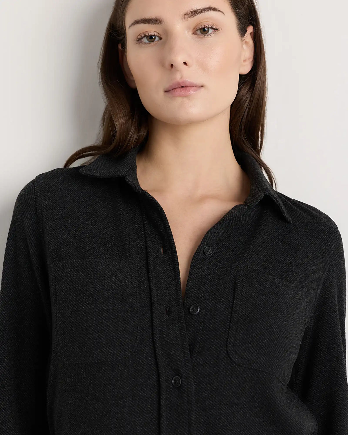 Stretch Sweater Fleece Shirt