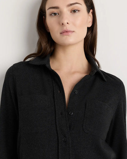 Stretch Sweater Fleece Shirt