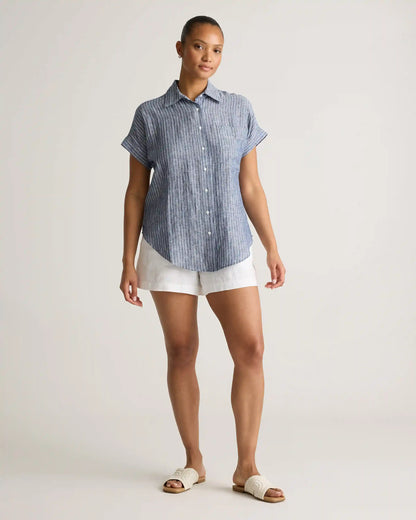100% European Linen Camp Shirt