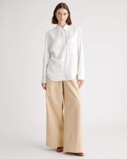 Vintage Wash Tencel Utility Shirt