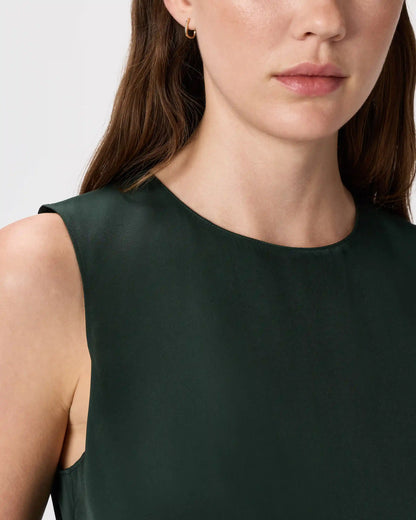Washable Stretch Silk Shell Tank