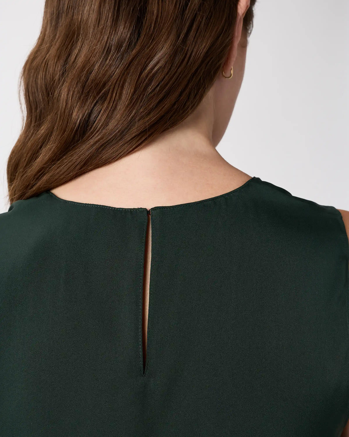 Washable Stretch Silk Shell Tank