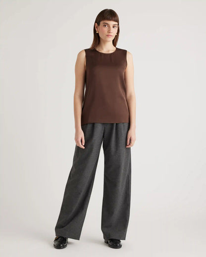 Washable Stretch Silk Shell Tank