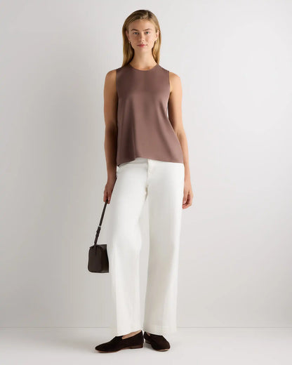 Washable Stretch Silk Shell Tank