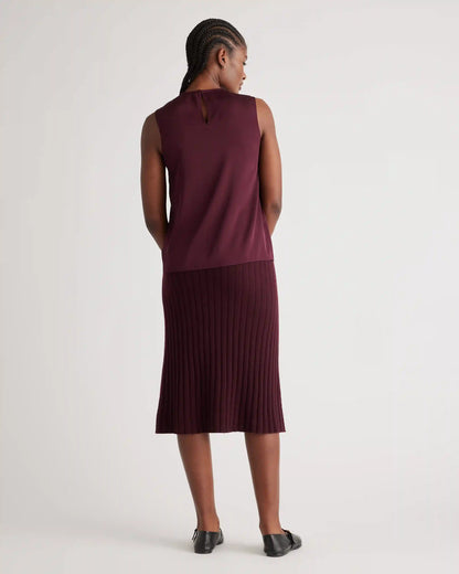Washable Stretch Silk Shell Tank