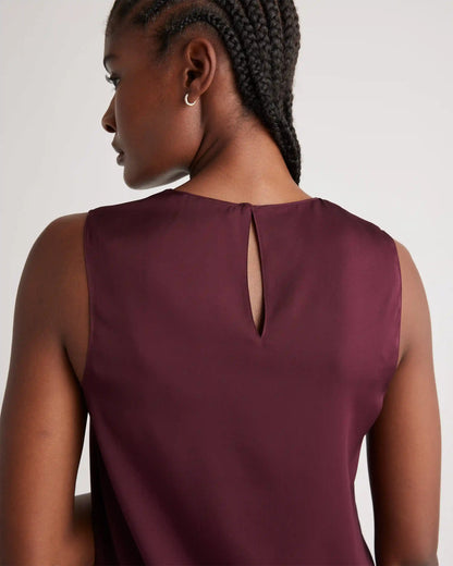 Washable Stretch Silk Shell Tank