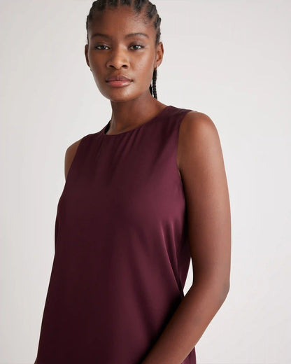 Washable Stretch Silk Shell Tank