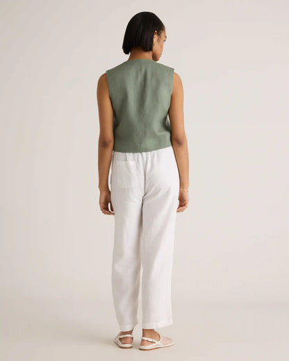 100% European Linen Vest