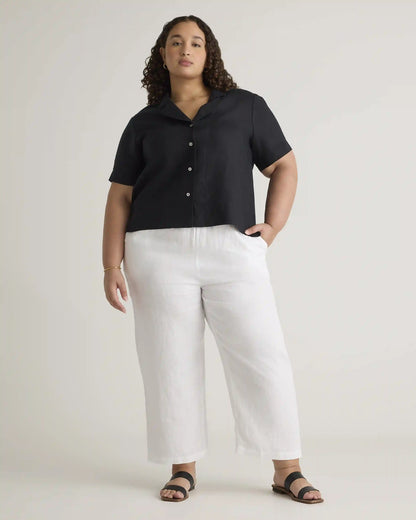 100% European Linen Short Sleeve Shirt