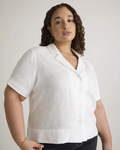 100% European Linen Short Sleeve Shirt
