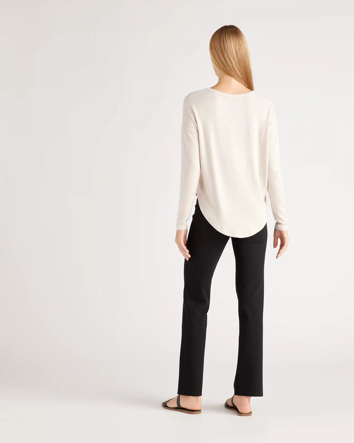 Brushed Long Sleeve Lounge Tee