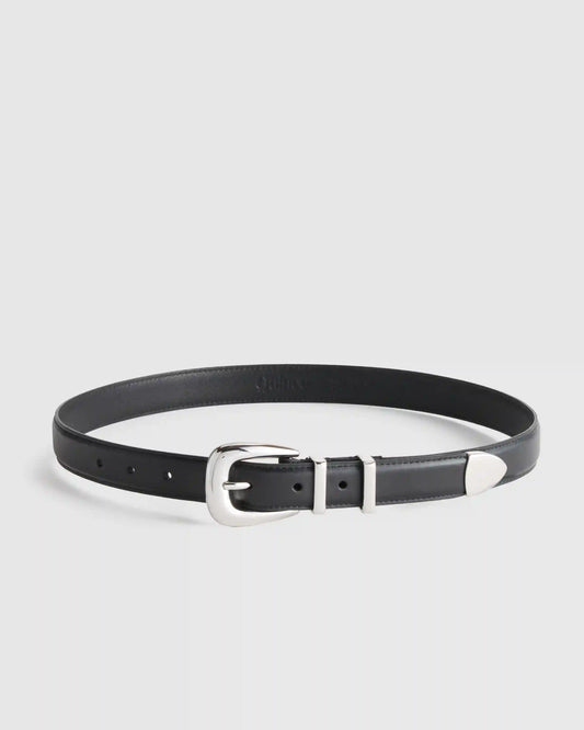 Lola European Leather Western Belt