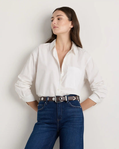 Alyssa European Leather Studded Belt