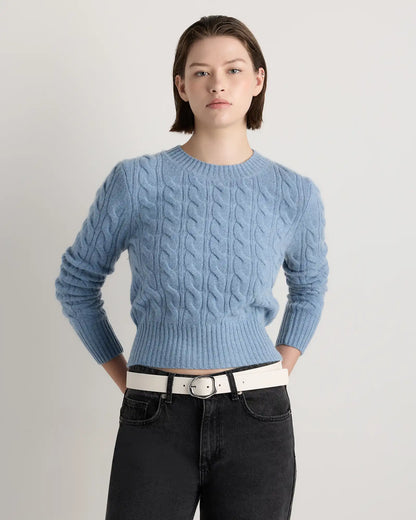 Zoe Sculptural European Leather Belt