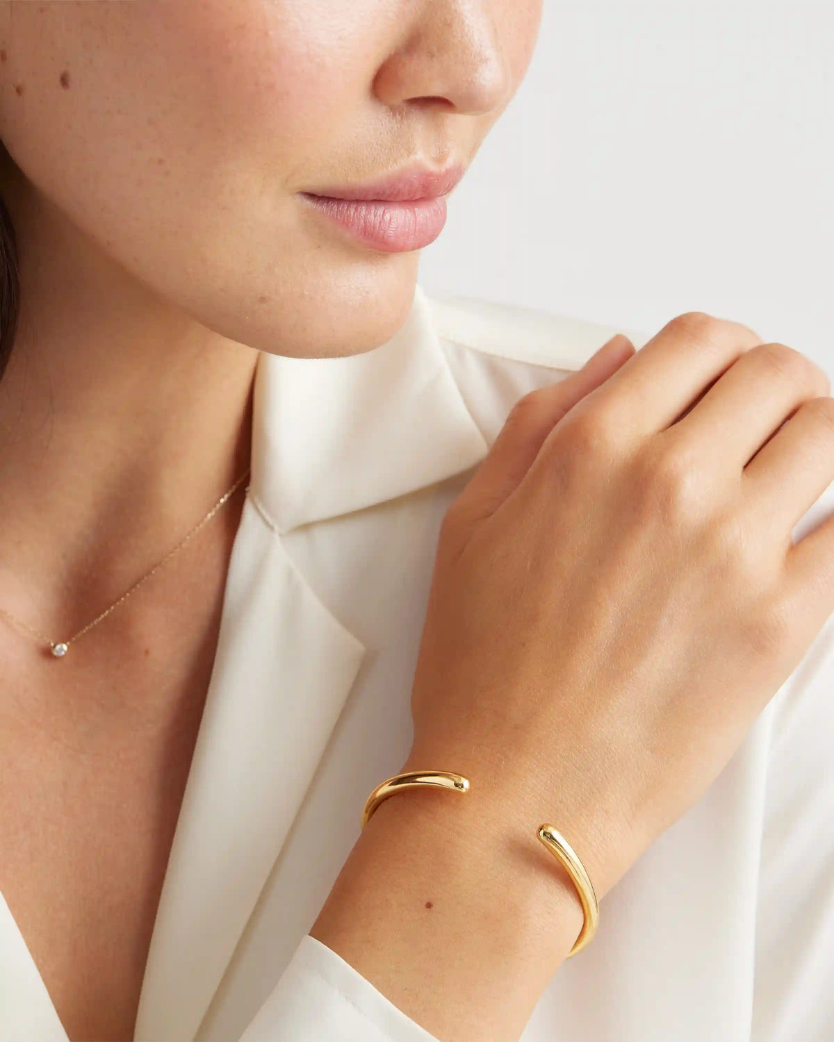 Open Contour Cuff Bracelet