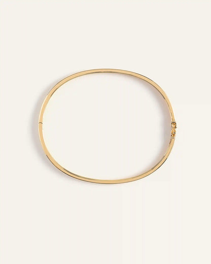 14K Gold Bold Bangle