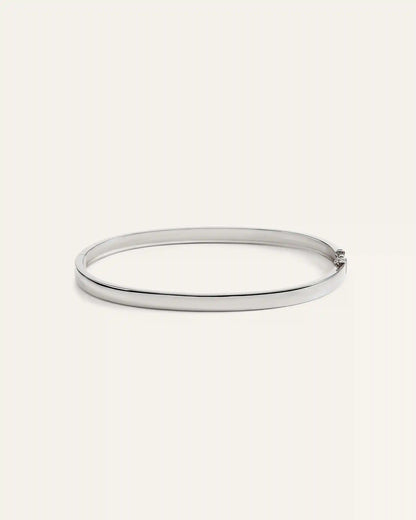 14K Gold Bold Bangle