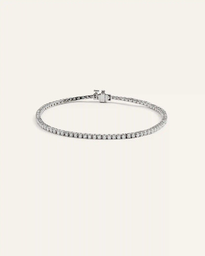 14K Gold Lab Grown Diamond Tennis Bracelet - 2ctw