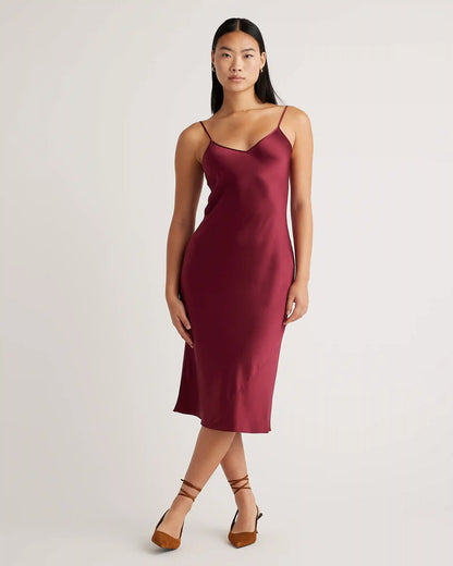 100% Washable Silk Slip Dress