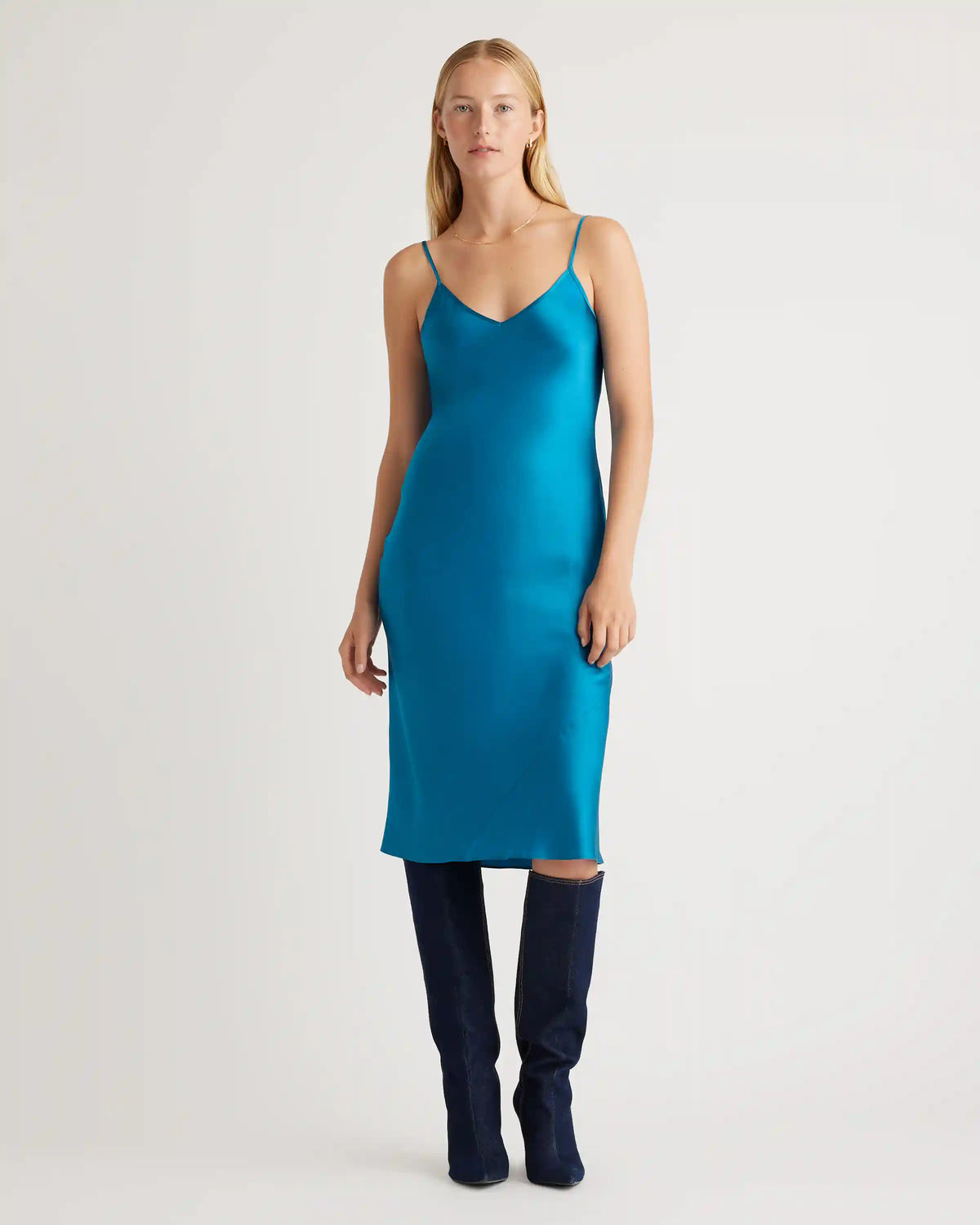 100% Washable Silk Slip Dress