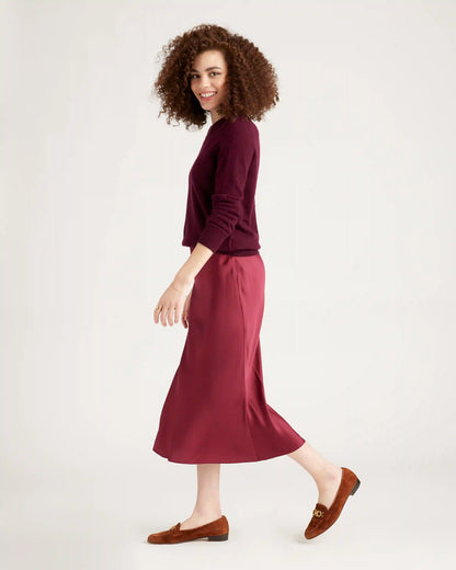 100% Washable Silk Skirt